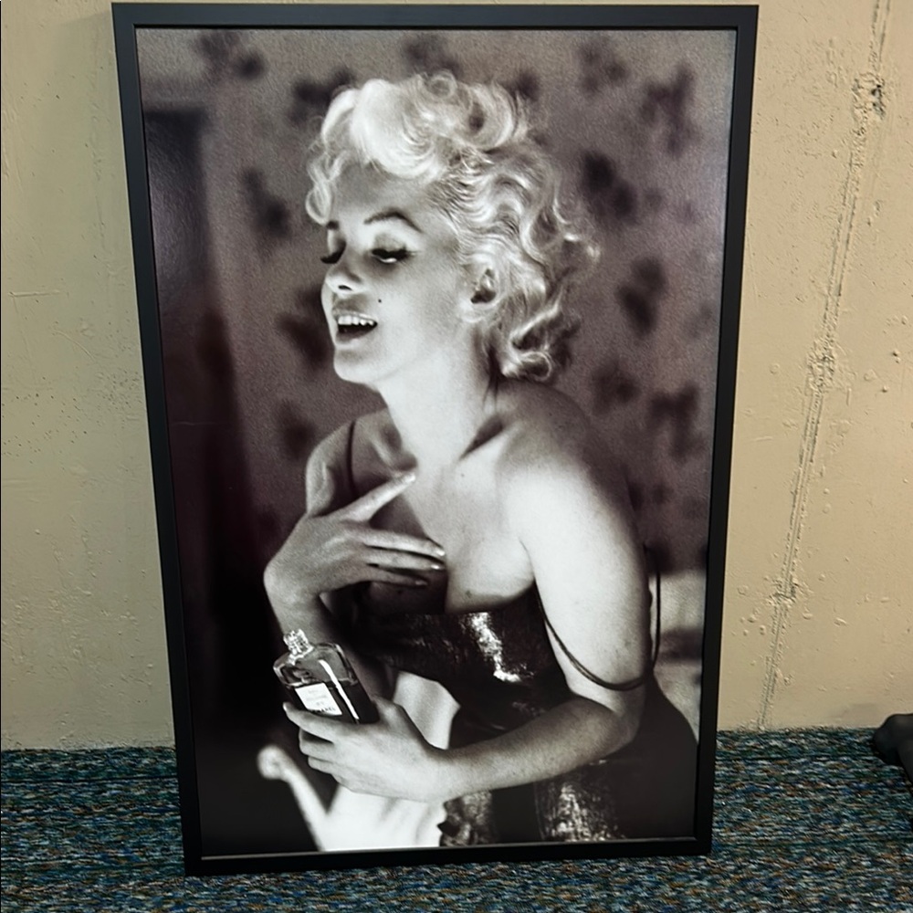 Black and White Framed Portrait Poster